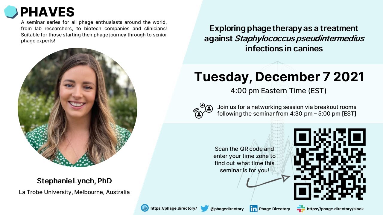 PHAVES #25: Phage therapy for skin infections in dogs with Dr. Stephanie Lynch