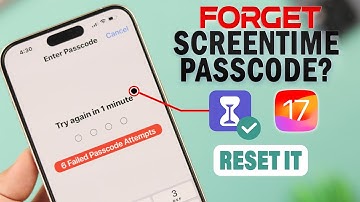 Screen Time Passcode Forgot? - How to Reset on iPhone 15