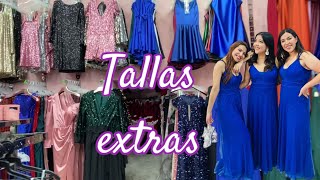 Vestidos de fiesta tallas extras  también juveniles y de adolescentes