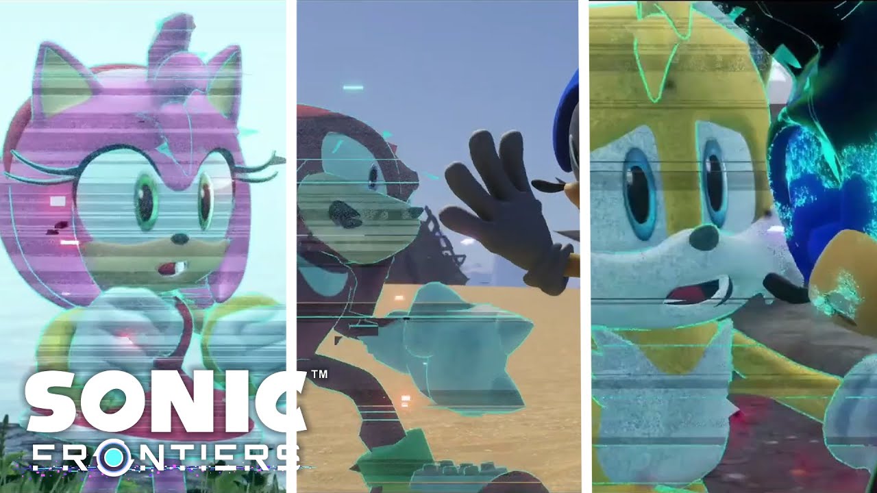 All Sonic Friends Rescues | Sonic Saves Amy and Knuckles and Tails Reactions - Sonic Frontiers