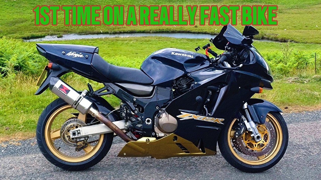 1st time riding a Kawasaki Ninja ZX12R - YouTube