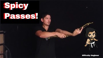 Spice Up The Rotor Pass!  Easy Nunchaku Tricks nunchuck tutorial!  Tmnt lessons