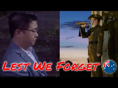 Lest we forget 永志不忘 - My 2020 Anzac Day memorial service 我的2020年澳新军团日晨祈 