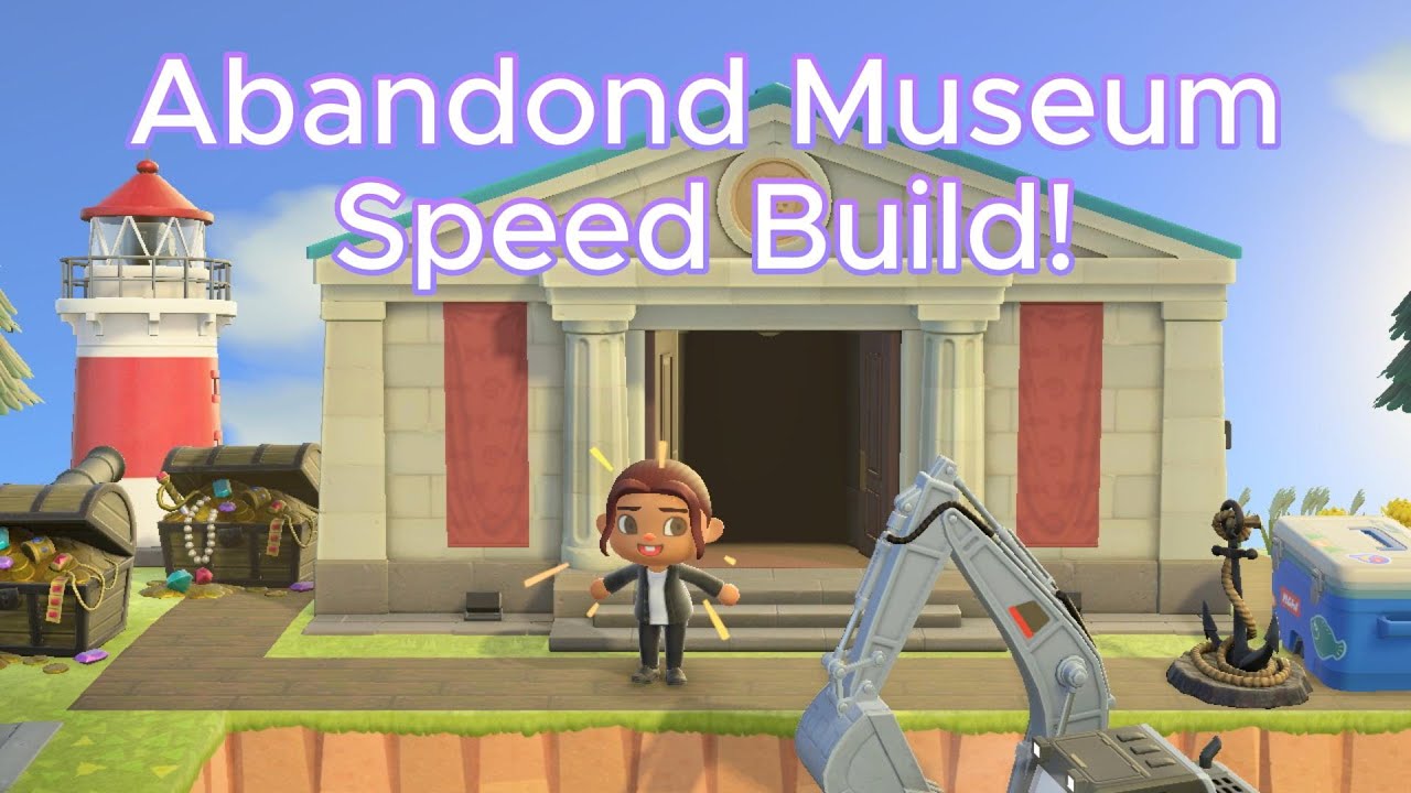 Pirate's Treasure in an Abandoned Museum - ACNH Speed Build! Plain To Pirate