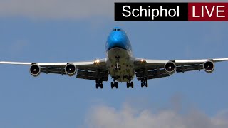 🔴 Amsterdam Schiphol Airport Live KLM Emirates with ATC Pilot&#39;s radio Live!