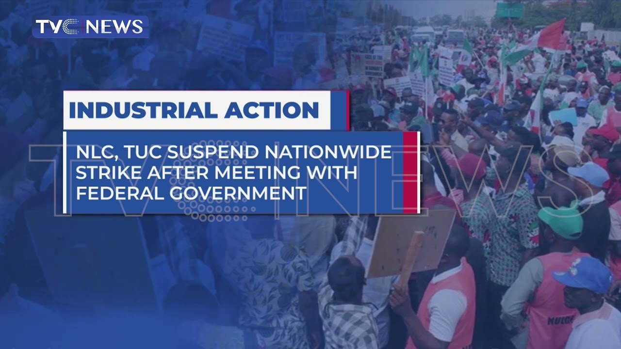 ⁣NLC, TUC Suspend Nationwide Strike After Meeting with FG in Abuja