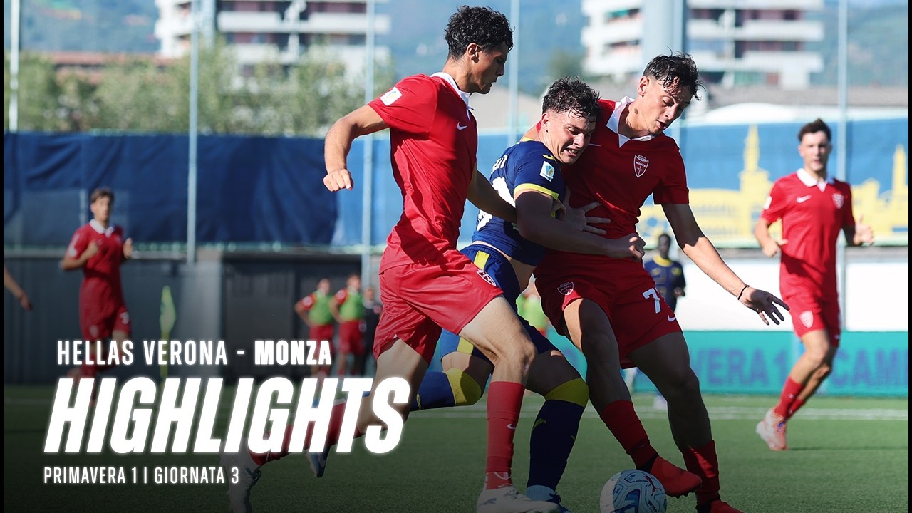 HELLAS VERONA 1 - 2 MONZA I HIGHLIGHTS PRIMAVERA 1