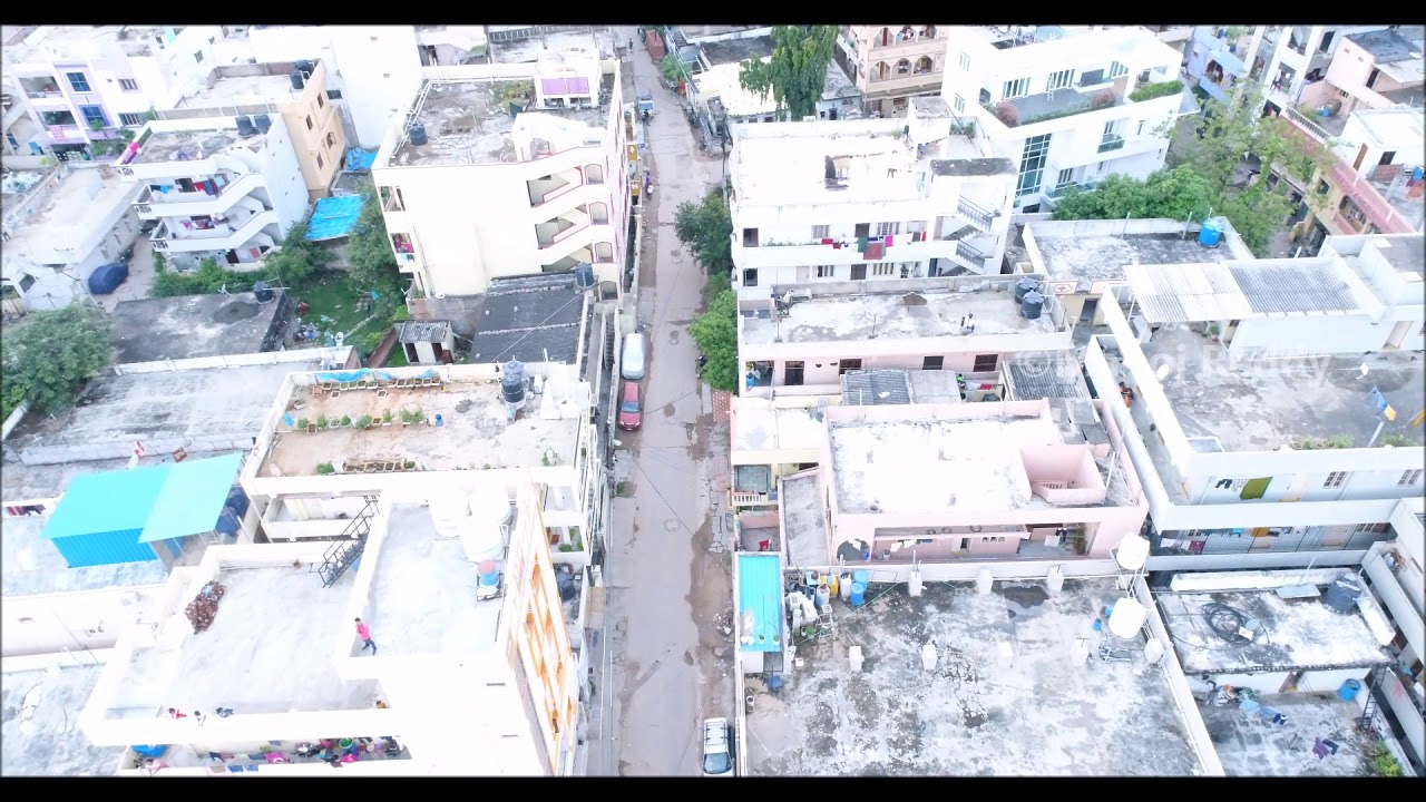 Aerial view of Balanagar, Hyderabad - YouTube