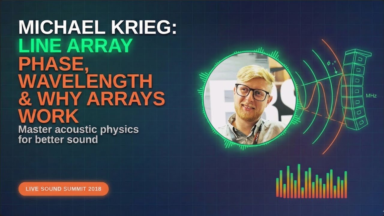 Michael Krieg: Line Array Phase, Wavelength & Why Arrays Work | Live Sound Summit 2018