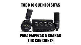 Buscás armarte un HOME STUDIO??? M-Audio M-Track Duo HD PRODUCER PACK!