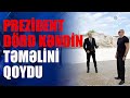 Cəbrayılın Karxulu kəndinin təməli qoyulub