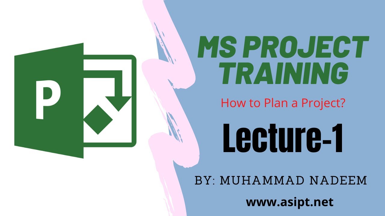 Microsoft-MS Project Professional 2016-2019 Training Course Online Free Lecture 01 in Urdu/Hindi