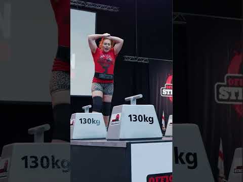 THE NEW Europe's Strongest Woman is crowned🏆 #strongman #strongmancompetition #powerstairs
