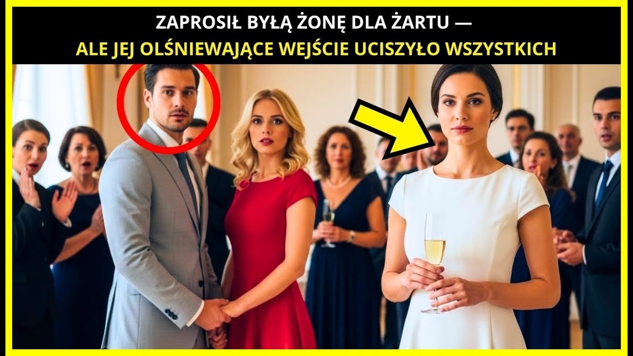 ZAPROSIŁ BYŁĄ ŻONĘ DLA ŻARTÓW... ALE JEJ OLŚNIEWAJĄCE WEJŚCIE UCISZYŁO WSZYSTKICH