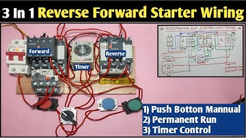 Reverse Forward Starter Control With Timer! Auto/Mannual Reverse Forward Starter With Timer