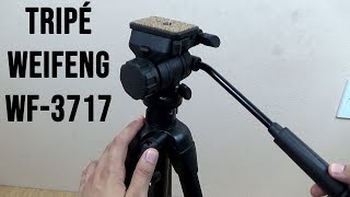 Tripé Weifeng WF-3717 - Unboxing e primeiras impressões