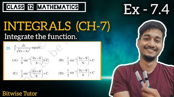 Class 12 Ex 7.4 Q25 Maths | Ex 7.4 Class 12 q25 | ex 7.4 Q25 Class 12 | Integrals