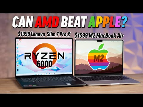 Apple M2 vs AMD 6800HS + NVIDIA RTX: FINALLY an M2 Killer?