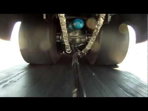 Funny Car Tire Shake GoPro Footage Must See!