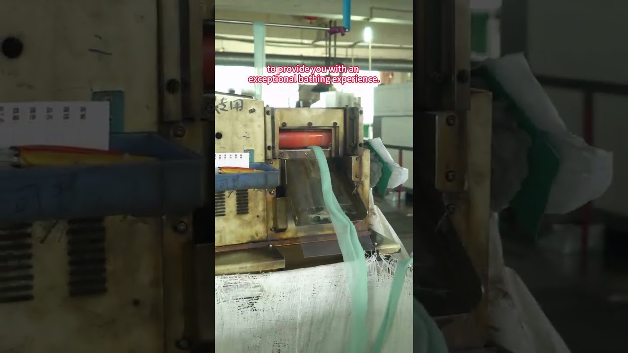 Flower mesh bath sponge!