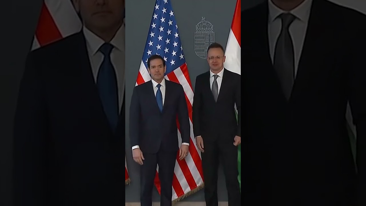 Rubio Meets Hungary's Szijjarto at Start of Budapest Trip | DWS News | AC1C