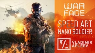 warface Speed Art - Nano Soldier (crysis)