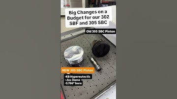 New vs Old-305 SBC vs. 302 SBF Showdown #engine #pistons #engineparts #performance parts #horsepower
