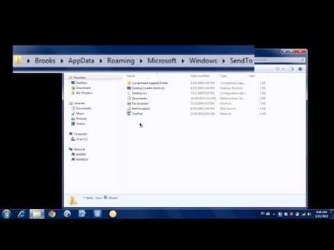 Send Files To Dropbox Quickly With Windows 7 Send To