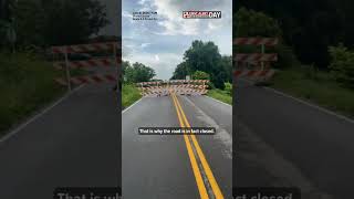 Flooding covers roadways in Boone County, Missouri