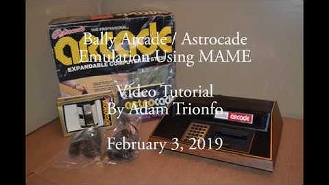 Setting up Astrocade Emulation Using MAME