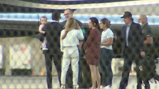 WEB EXTRA: Mike McDaniel And His Family Arrive In South Florida