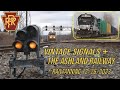 Vintage prr signals along norfolk southerns fort wayne line and a chase of the ashland railway