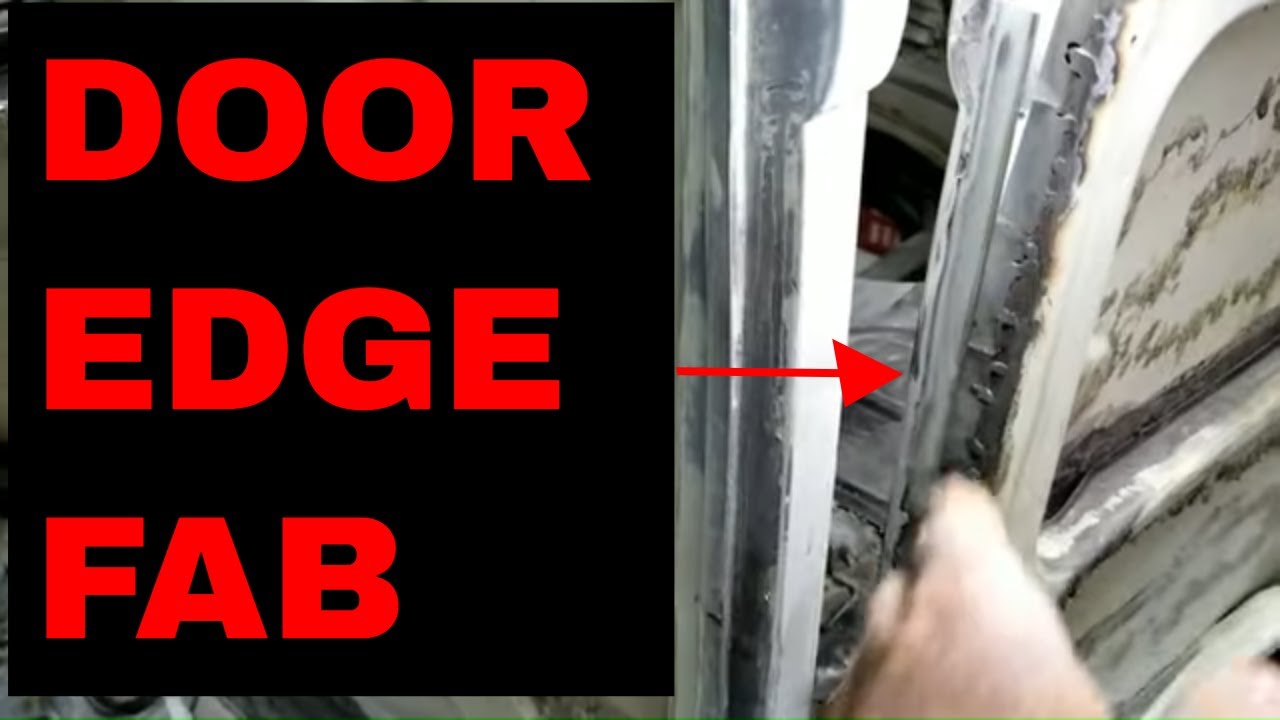 RESTORATION - Fabricating and Welding door edges rust repair welding on 67 VW bus Westfalia