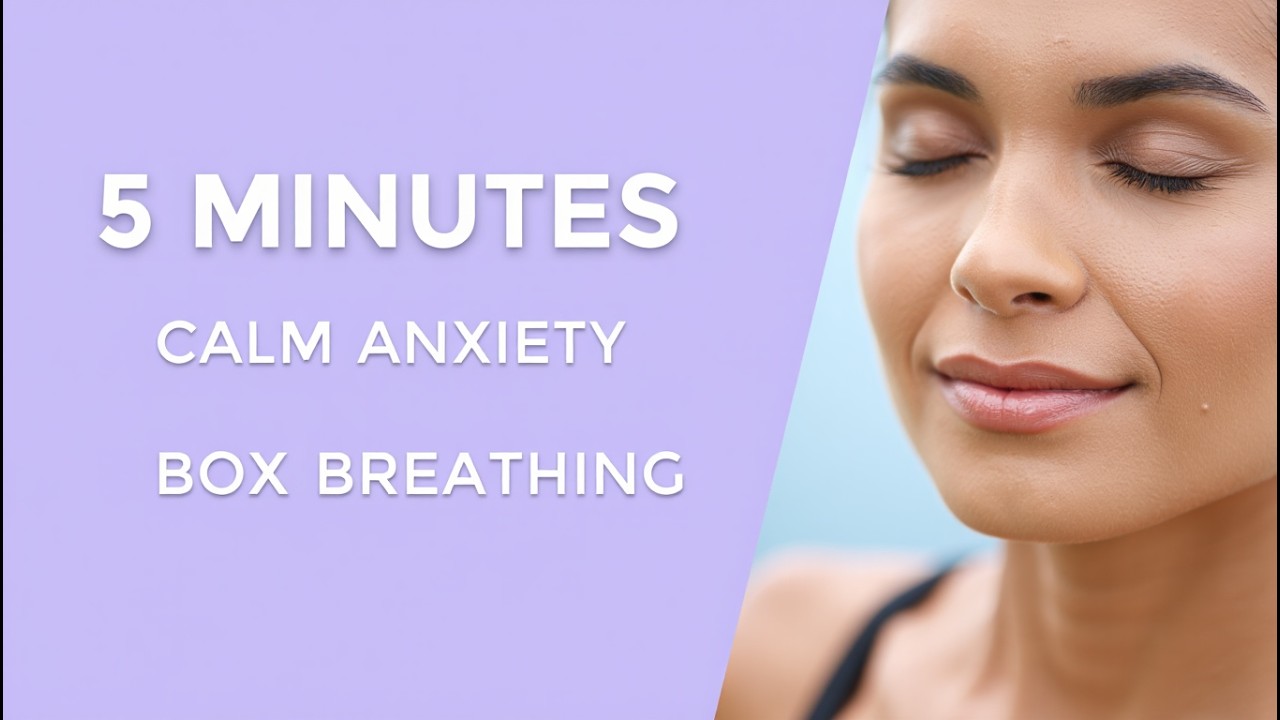 CALM Your Anxiety in 5 Minutes with Box Breathing - YouTube