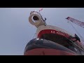 R.B. WEEKS Launch - Eastern Shipbuilding Group, Inc.