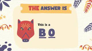 Find the missing alphabets Jungle theme