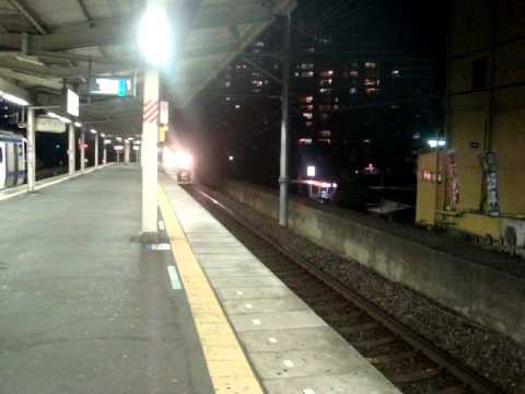 常磐線 651系 特急スーパーひたち59号 我孫子駅通過 警笛