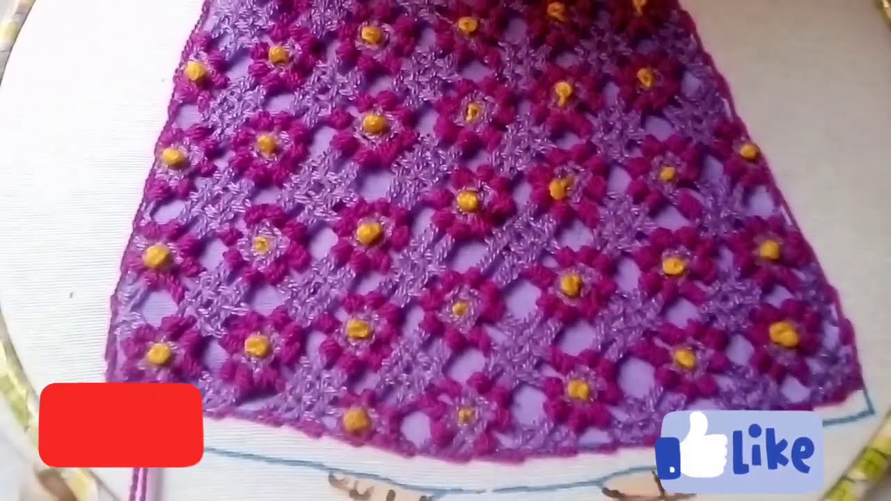 #219Bordado Fantasia /Niña con Jarron