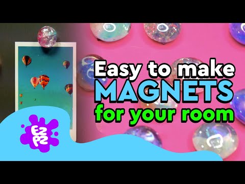 EASY TO MAKE MAGNETS FOR YOUR ROOM - EZPZ Ideas