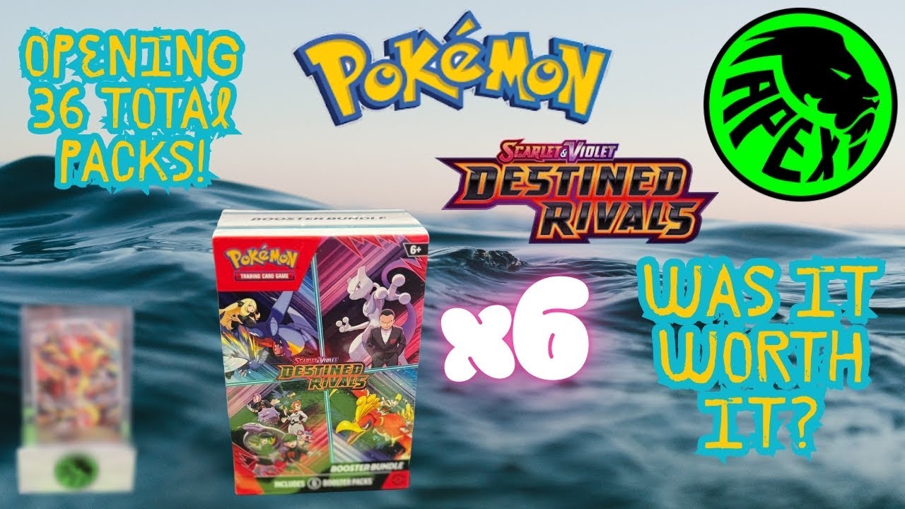 Opening a Pokemon Booster Box Worth of Destined Rivals Packs! 36 Total!