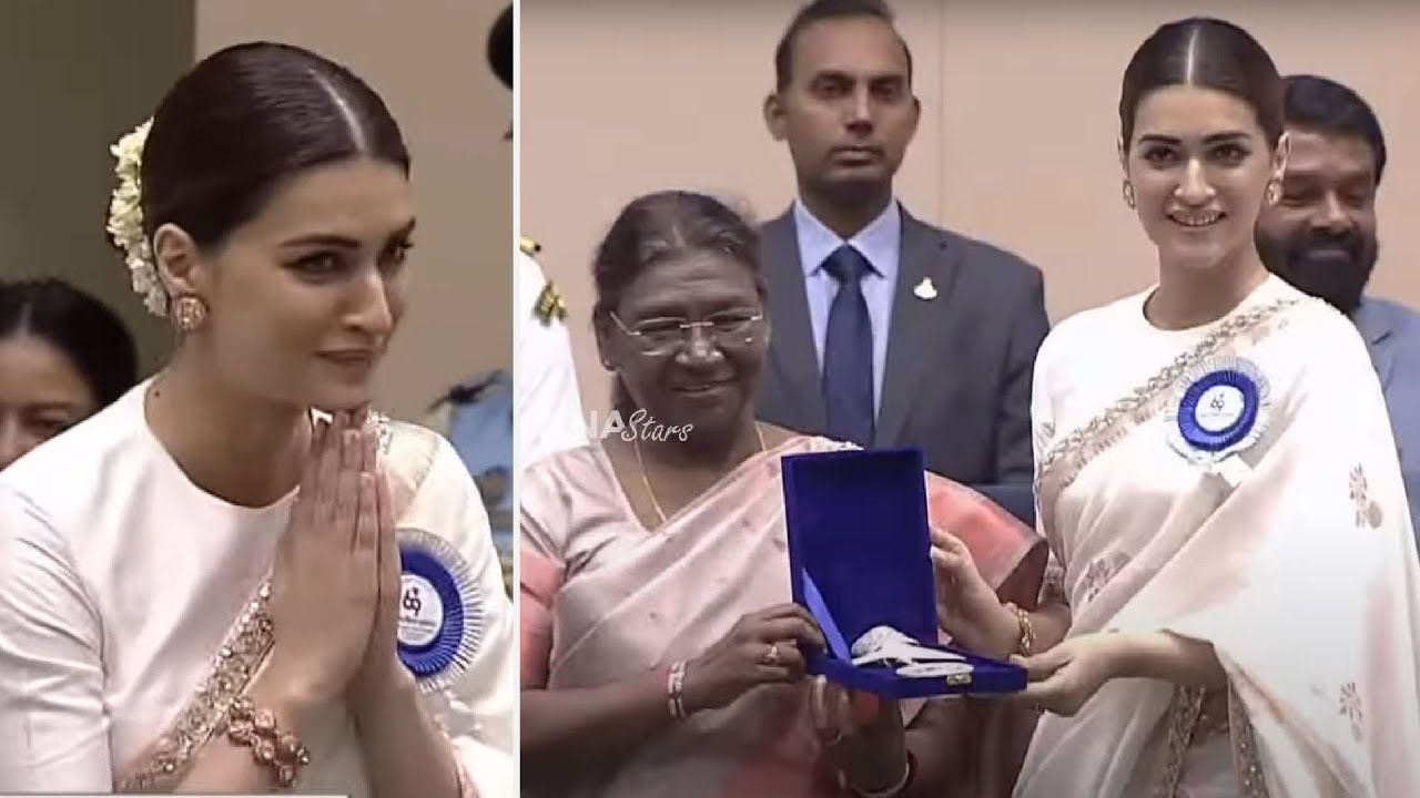 Actress Kriti Sanon Receives National Award For Mimi | 69th National Film Awards | Manastars