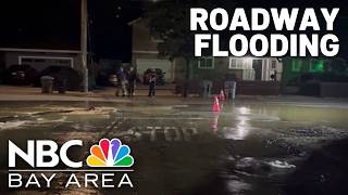 Water main break in Los Gatos causes roadway flooding