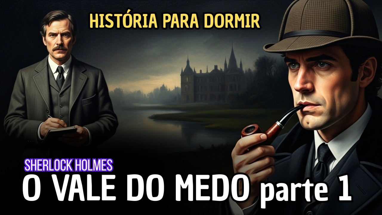 A Cifra de Porlock e o Crime em Birlstone | Mistério de Sherlock Holmes com Chuva Forte pra Dormir
