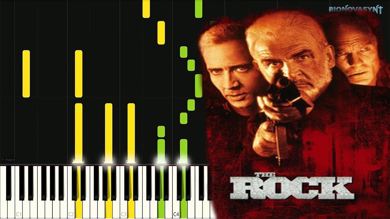 The Rock  (1996) main theme [Piano Tutorial] (Synthesia)