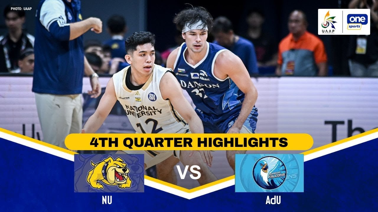NU vs. AdU | 4TH QUARTER HIGHLIGHTS | UAAP SEASON 88 MEN’S BASKETBALL ...