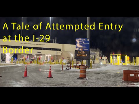 Chilled Journeys- Navigating the Frozen Frontier - A Tale of Attempted Entry at the I-29 Border