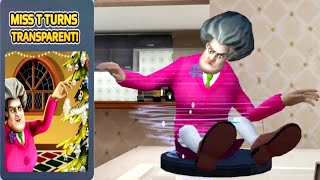 المدرسة الشريرة مرحلة شجرة الكريسماس 2022 | Scary Teacher 3D New Level Miss T Turns Transparent screenshot 2