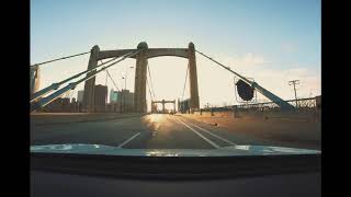 Hennepin Avenue Bridge at Sunset: Minneapolis, MN (4K)