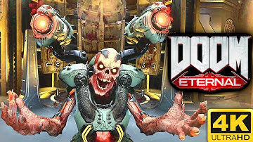 DOOM ETERNAL Part 4 - 4K 60 FPS Walkthrough Gameplay FULL GAME no commentary