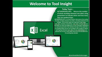 NETWORKDAYS.INTL function in excel
